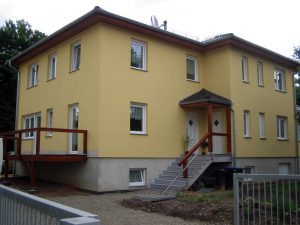 Doppelhaus mit Keller, gebaut in Dresden